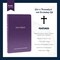 Personalized KJV Bible King James Version Custom Holy Bible with Up to 2 Rows of Text Faux Leather Thomas Nelson Christian Gifts | Purple product 3
